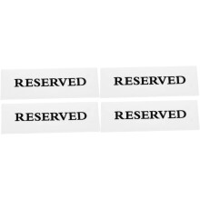 4er-Set „Sitzplätze reserviert“-Schilder für Hochzeitsfeiern, Veranstaltungen und Restaurants