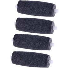 Voetvijlroller met extra grove navulkoppen voor voetmassage bij plantaire fasciitis
