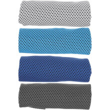 4 stuks verkoelende handdoeken voor nek en gezicht, zachte, ademende microvezel sporthanddoeken, sneldrogend, voor de sportschool