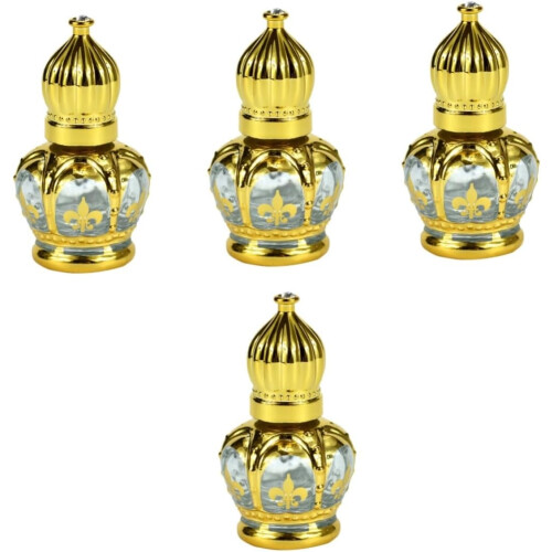 4pcs Essential Oil Roller Bottle Empty Perfume Bottles for Oils Refillable for Fragrances Assorted Style