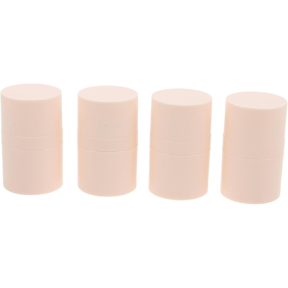 Hkhbjs 4Pcs Portable Loose Powder Box Makeup Powder Case Refillable Reusable Storage Jar For Cosmetics