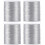 4Pcs Grey Computer Embroidery Thread Floss Set for Cross Stitch DIY Crafts, Multipurpose Sewing Floss 1