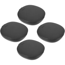 4-delige cd-opbergdoos, draagbare plastic houder voor op reis en buitengebruik.
