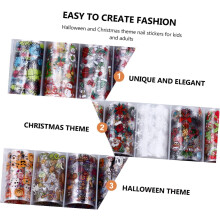 20 Halloween-Nagelsticker, Nageldekorationen für Maniküre-Zubehör