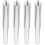 4Pcs Retractable Toilet Paper Holder Spring Rod Replacement, Chrome-Plated Tissue Roll Holder 1