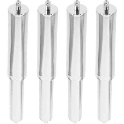 4Pcs Retractable Toilet Paper Holder Spring Rod Replacement, Chrome-Plated Tissue Roll Holder