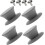 Silicone Pot Lid Knob with Shape 4pcs Replacement Handles Heat-resistant and Labor-saving 1