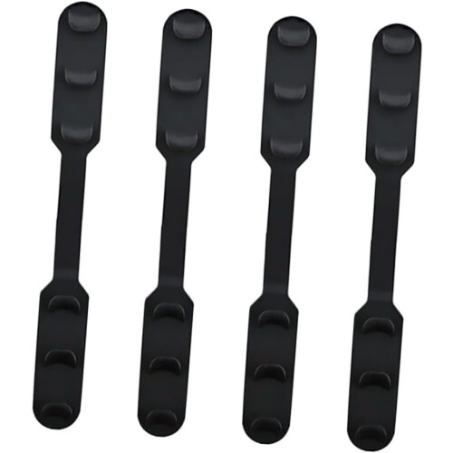 Lot de 4 attaches élastiques pour masque, boucles pour cordon d'oreille, rallonge de sangle étrangleuse