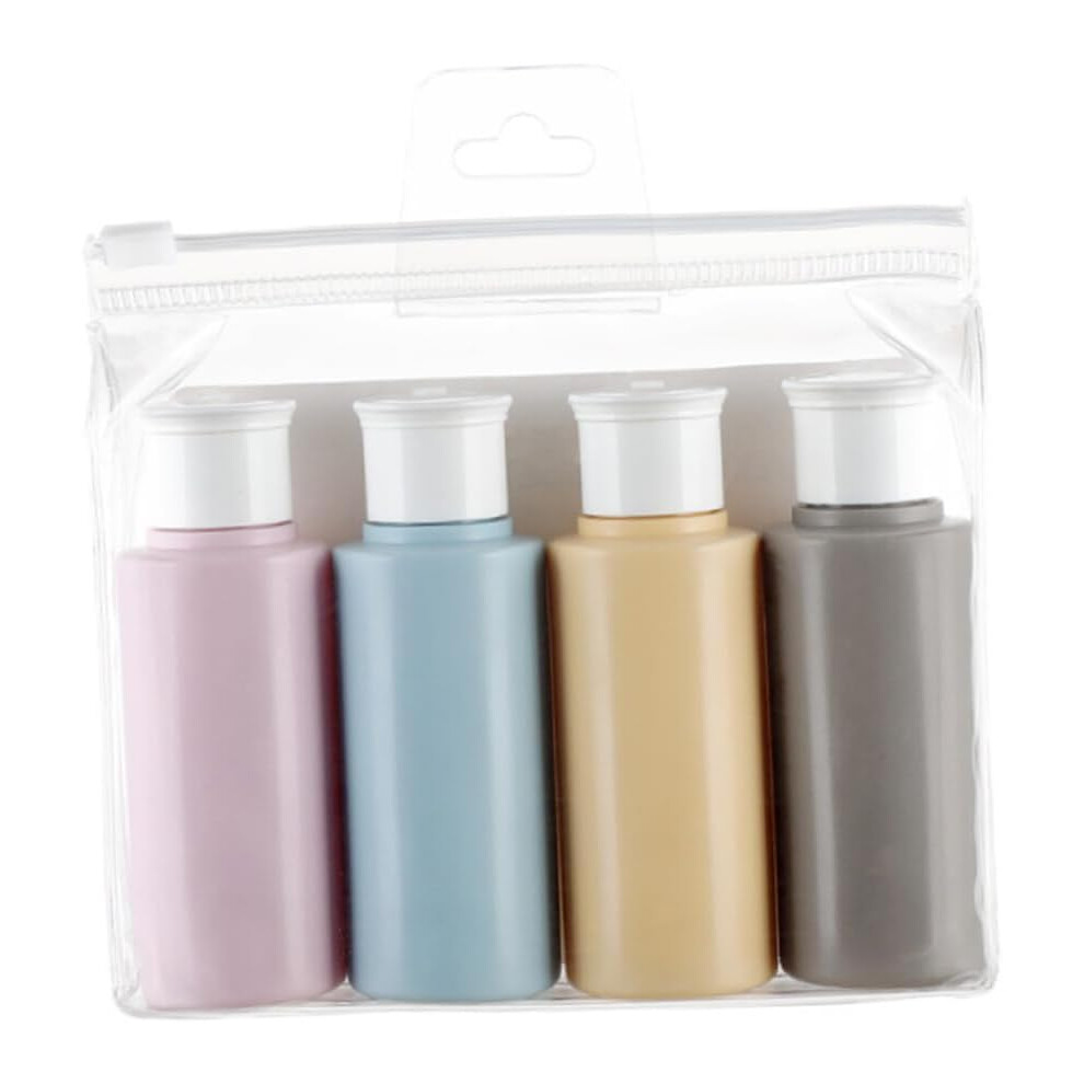 Hkhbjs 4Pcs Travel Squeeze Bottles Leakproof Dispenser Bottles Clamshell Design