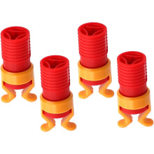 Ensemble de 4 pinces de serrage en ABS pour vis, avec manchons de fixation, pour outils à main de travail du bois