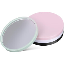 Kompakte, runde, tragbare Spiegel, 4er-Pack, kleine Handspiegel für unterwegs – ideal für Make-up und Pflege.
