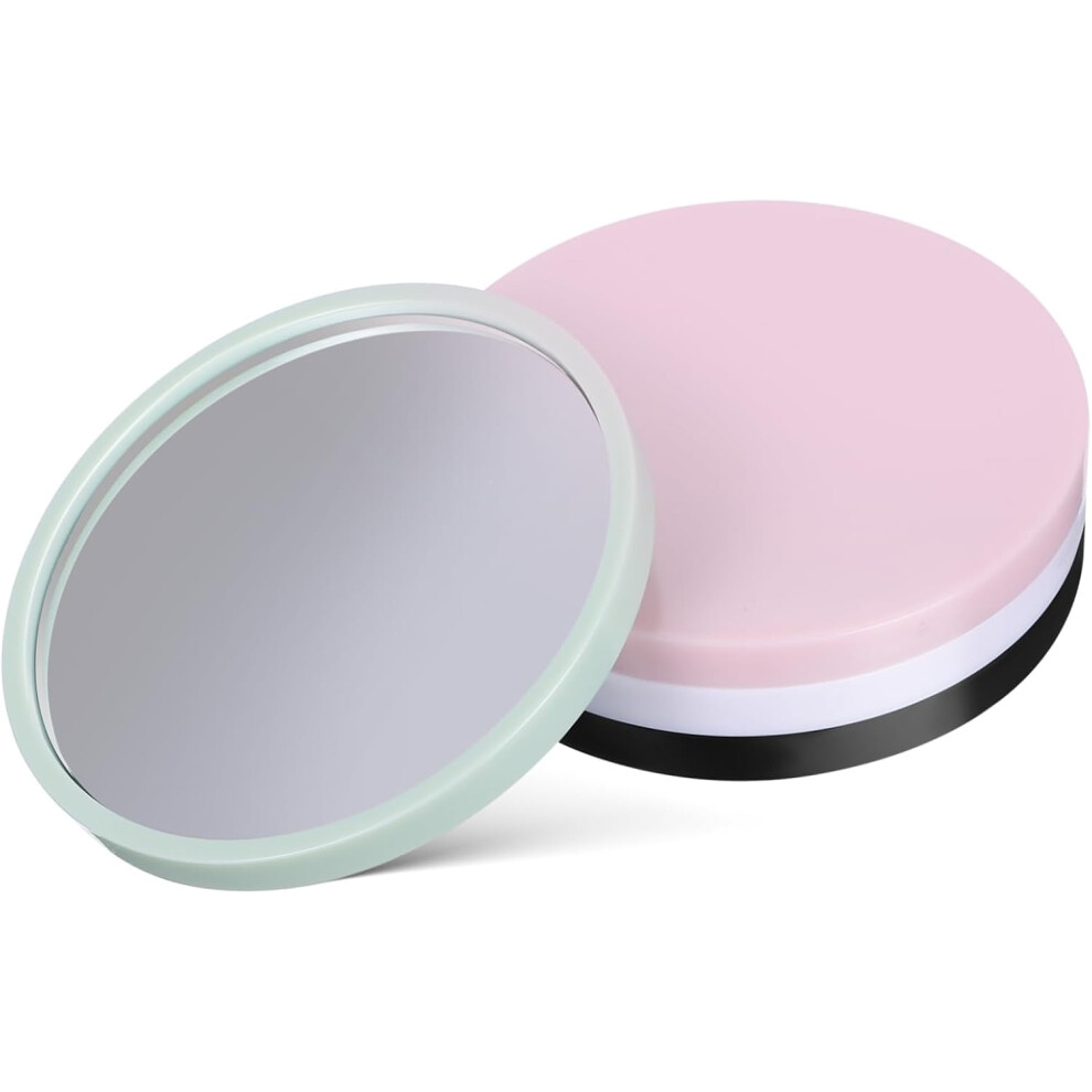 Hkhbjs Compact Round Portable Mirrors 4 Pack Small Handheld Pocket Mirrors For Women Makeup And Grooming On-The-Go