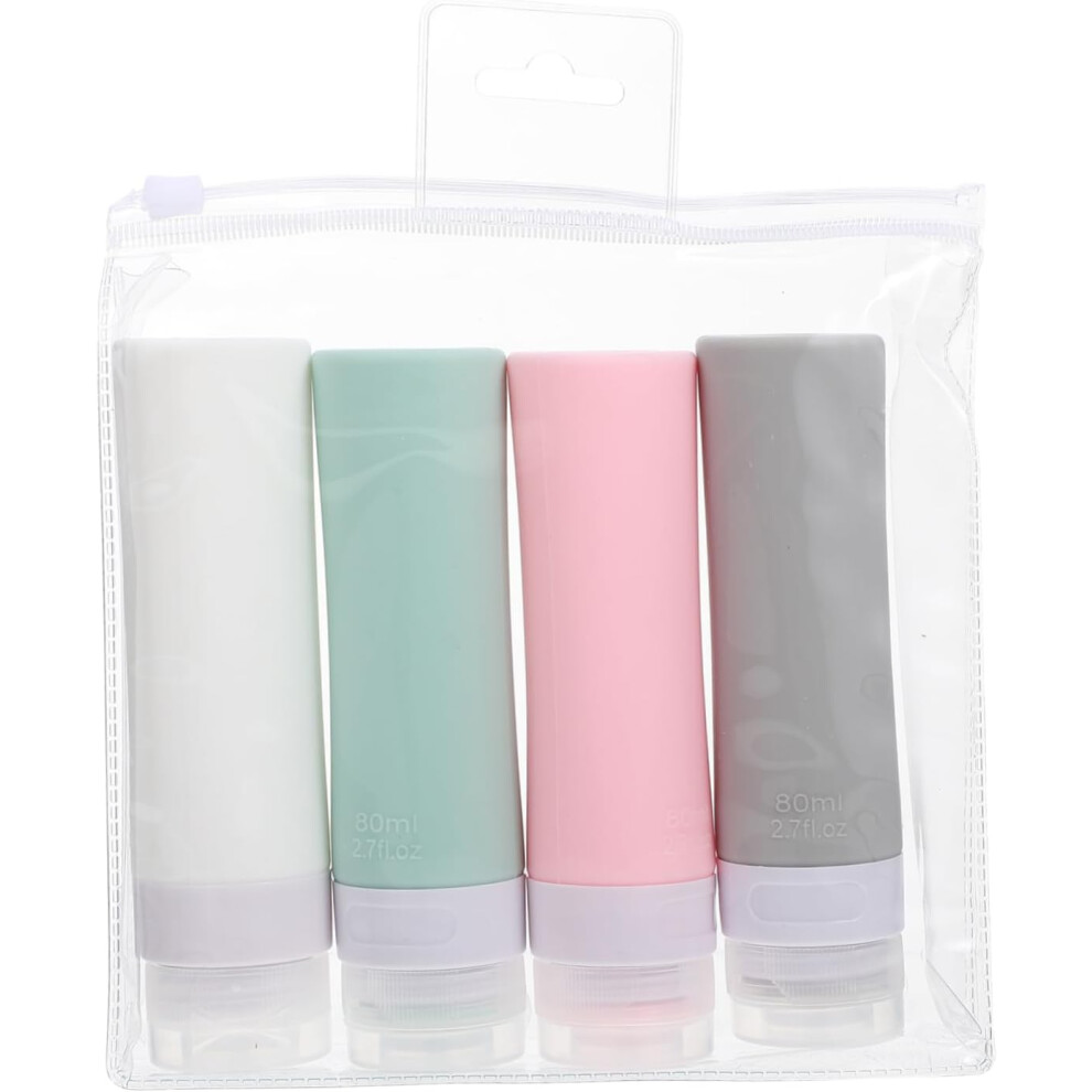 Hkhbjs Dispensing Bottle Silicone Lotion Bottles Empty Squeeze Containers Sub F