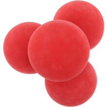 4 Stück Gummi-Squashbälle, Mini-Trainingsbälle mit hoher Sprungkraft und reaktionsschneller Reaktion, professionell hohl