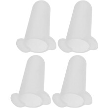4pcs Silicone Piping Tip Cover Piping Tip Protectors White Sturdy Flexible Protects Keeps Cake Decorating Tools