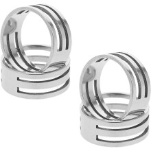 4 outils d'ouverture d'anneaux en acier inoxydable, diamètre intérieur 17 mm