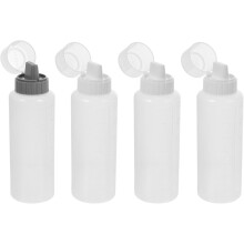 Stück Quetschflaschen für Marmelade und Salatdressing, 350 ml, PP/PE, durchscheinend, leicht zu dosieren