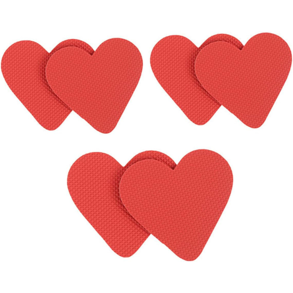 Hkhbjs 4Pairs Slip Sole Stickers For Shoes Of Heart Shape Nonslip Shoe Pads Self-Adhesive Sole Protector