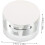 2pcs Empty Loose Powder Makeup Container Puff and Mirror Portable Refillable Powder Case 2
