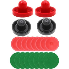 Air Hockey Paddles and Pucks Table Hockey Supplies with Plastic Handles for Home Accessories