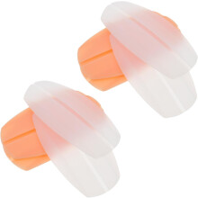 paar antislip siliconen schouderbandjes voor dames, en huidkleurige onzichtbare bh-bandjeskussentjes