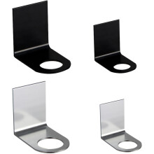 4 estantes de pared para botellas de gel de ducha, estantes de almacenamiento sin perforaciones, de aluminio.
