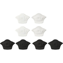 4 pares de almofadas protetoras de calcanhar de tênis, inserções finas e espessas de calcanhar abrasionproof para homens e mulheres