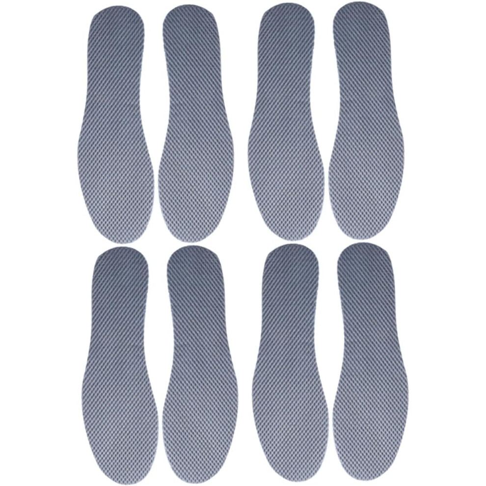 Hkhbjs Sports Insoles 4 Pairs Breathable Mesh Shock Absorbing Shoe Cushions Sweat Absorption Foot Pads