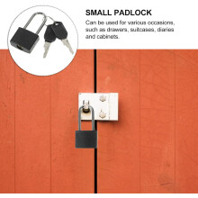 Set van 2 mini-hangsloten met sleutels, kleine lockersloten