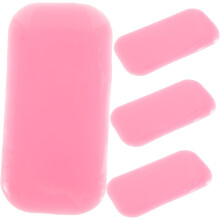 4 Stück Silikon-Wimpernpads für künstliche Wimpern, Aufbewahrung für Wimpernbürstchen
