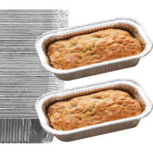 Aluminum Foil Loaf Pan Rectangular 8.5" x 4.5" x 2.5" 2 lb