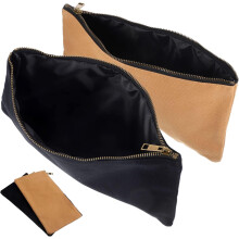 4 bolsas organizadoras de herramientas portátiles con cremallera para almacenamiento de herramientas, fabricadas en lona.