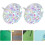 60pcs Imitation Diamond Resin Thumbtacks Shiny Decorative Push Pins 7
