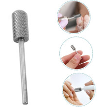 2 brocas de extracción de uñas de acero de tungsteno para herramientas de pedicura y manicura.