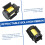 2pcs Queue Barrier Belt for School Warning Caution Barrier Belts Retractable Rope for Safety 1