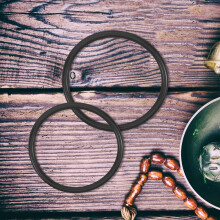 Cantando Bowl Anéis de Borracha 7Pcs Conjunto para Bowls de som 2 grandes e 5 pequenos anéis adequados para meditação