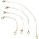 Lot de 4 rallonges de collier avec fermoir mousqueton. 1