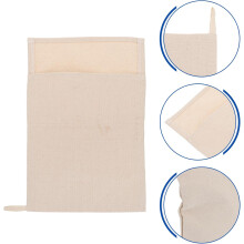 Lot de 2 sacs à glace dédiés, remplis de glace pilée, en toile, faciles à transporter et protégeant votre bureau. Portables.