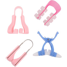 Set di 4 clip per sollevare e modellare il ponte del naso, strumento di bellezza per donne e ragazze