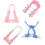 40 τεμάχια S Hooks Hanger Scrunchies Display Hook S Shaped Plastic Reusable Light Organizer 1