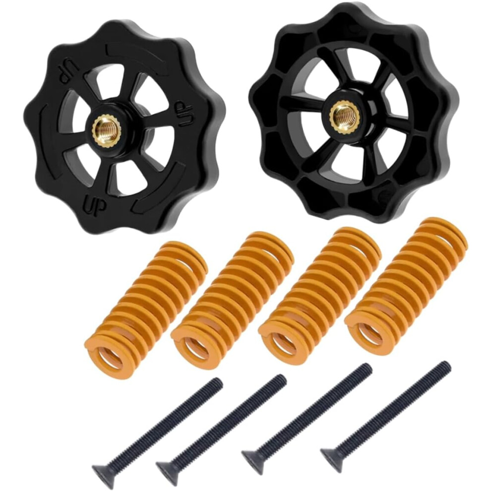 3D Printer Heated Bed Spring Leveling Kit For Ender-3 High Strength Adjustment Nut Plastic 5455468950902