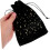 2pcs Drawstring Tarot Card Storage Bag Elegant Pouch for Tarot Cards Stylish Organizer Delicate Pattern 4