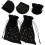 2pcs Drawstring Tarot Card Storage Bag Elegant Pouch for Tarot Cards Stylish Organizer Delicate Pattern 8