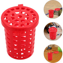 20Pcs Red Large-Hole Fishing Bait Cage for Crab Shrimp Crawfish EEL – Portable Outdoor Feeder Bait Holder