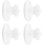 4pcs Lunch Box Air Hole Plug Silicone Seal Plug Flexible Good Sealing Function White Accessories 1