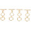 4pcs Necklace Extender Ring Toggle Clasps for DIY Bracelet Making Extension Chain 1