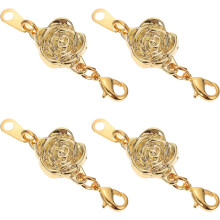 Prolunga per bracciale, connettore per gioielli, 4 pezzi in lega, design dalla forma unica