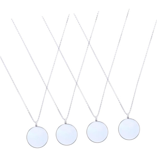 4er-Set Lupenanhänger mit Linse – Stilvolles optisches Accessoire