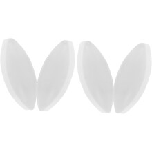 4 Stück PTFE-Magnetrührstäbe 9x25mm Labor-Magnetrührstäbe Weiß Mischstäbe