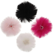 Lot de 4 bonnettes anti-vent en polyester doux, faciles à installer, réduisant le bruit du vent